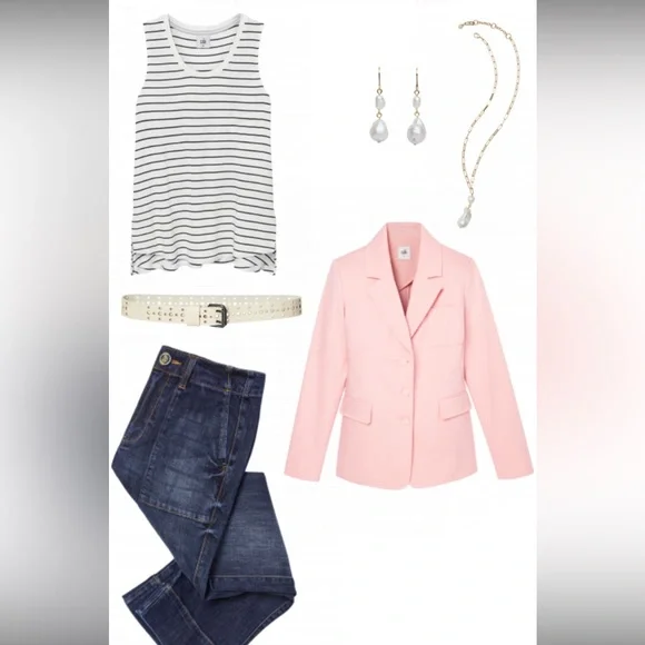 Cabi Grace Blazer, Pink Size 10 - Picture 6 of 11